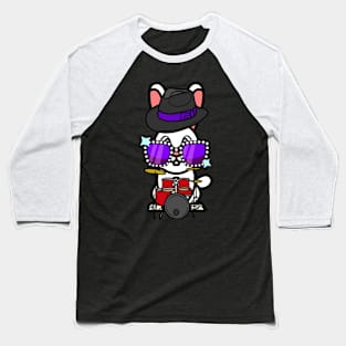 Funny bunny is playing the drums Baseball T-Shirt